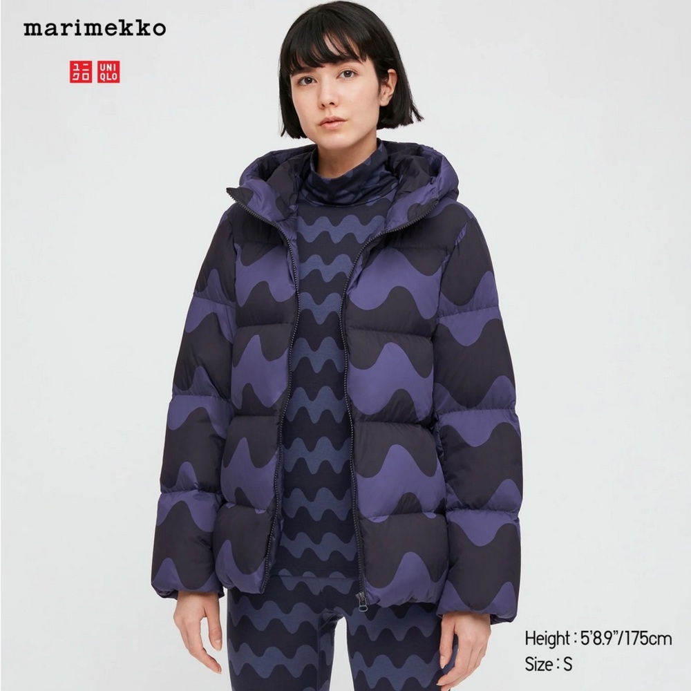 Uniqlo x Marimekko Ultralight Down Cocoon Parka NWOT - Picture 11 of 12